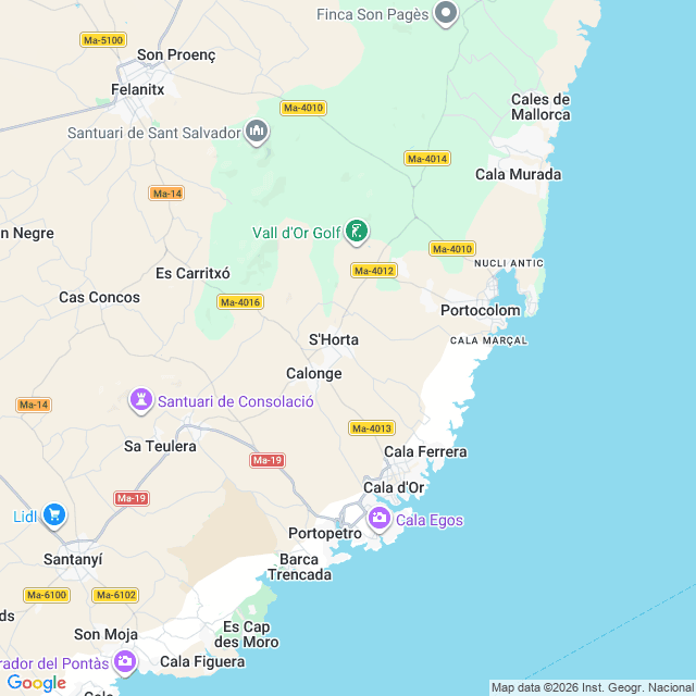 Approximate location