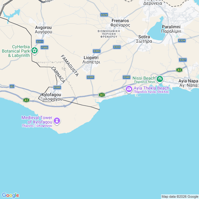 Approximate location