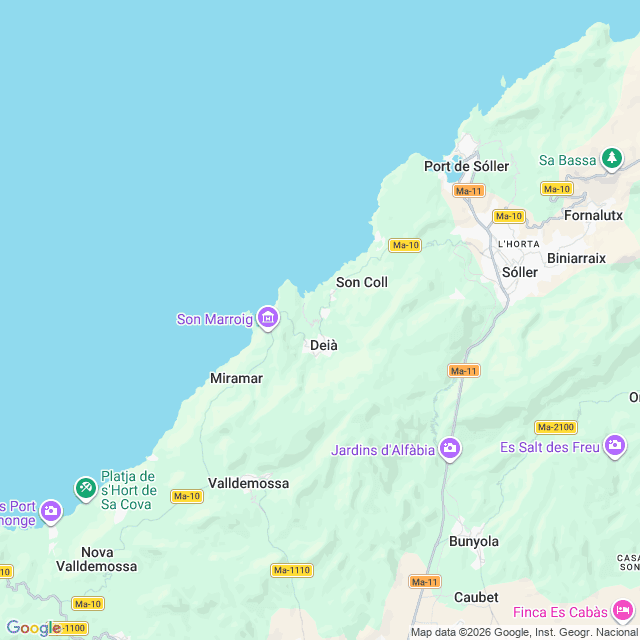 Approximate location