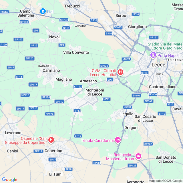 Approximate location