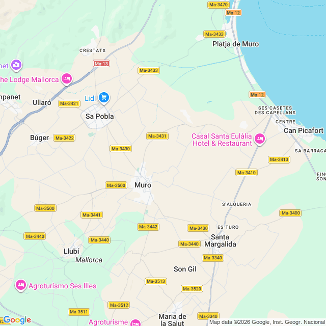 Approximate location