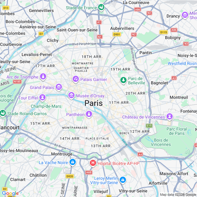 Approximate location
