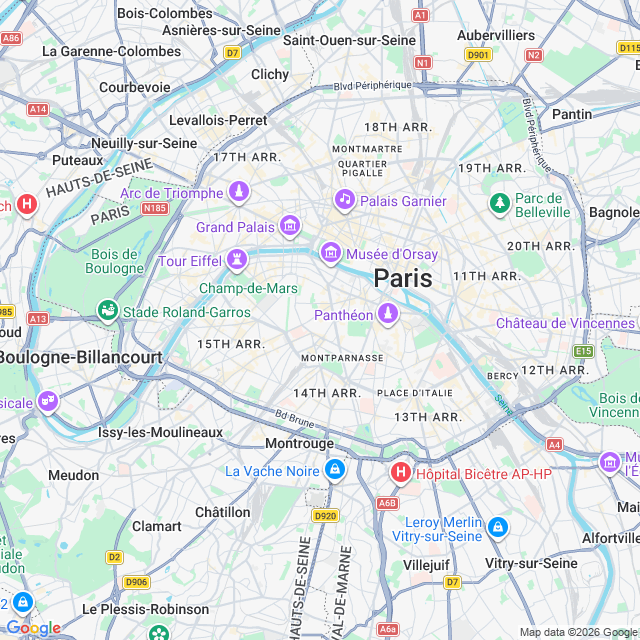 Approximate location