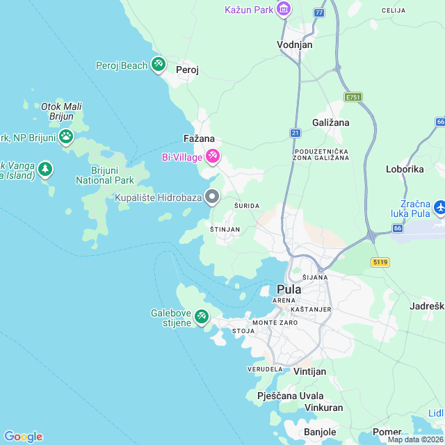 Approximate location