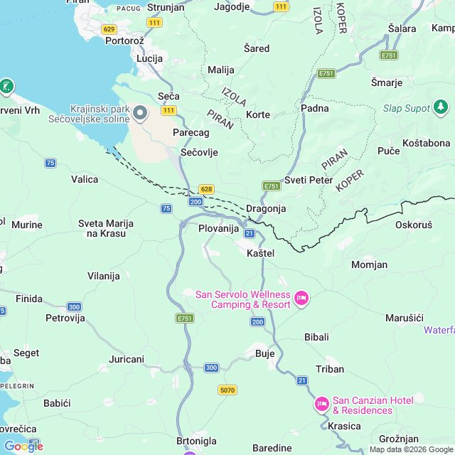 Approximate location