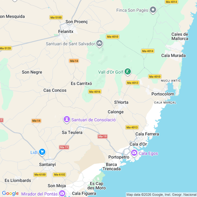 Approximate location