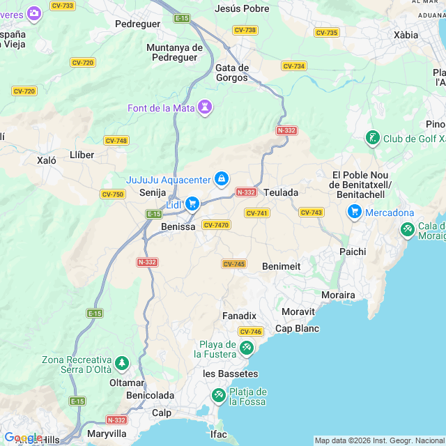 Approximate location