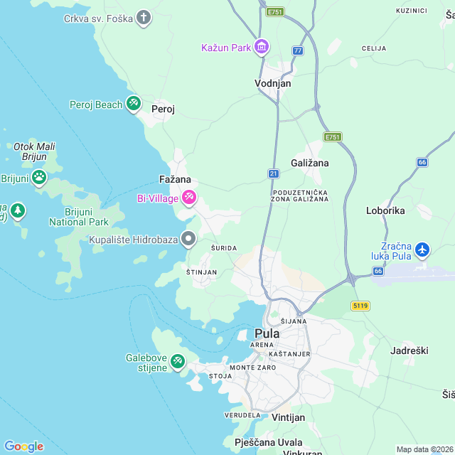 Approximate location