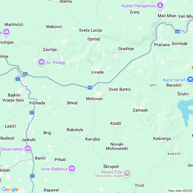 Approximate location