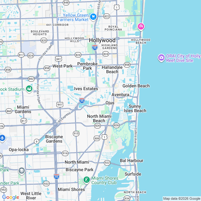 Approximate location