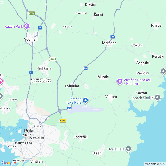 Approximate location