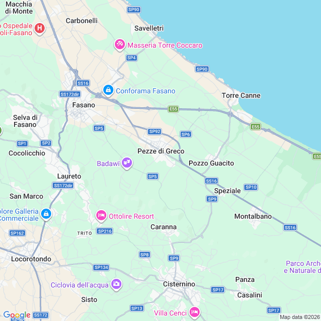 Approximate location