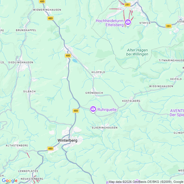 Approximate location