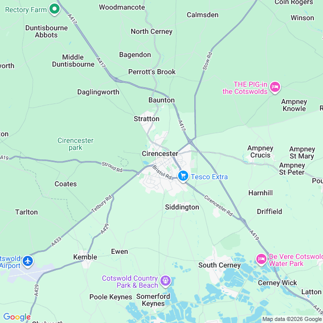 Approximate location