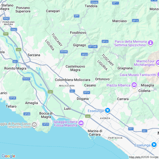 Approximate location