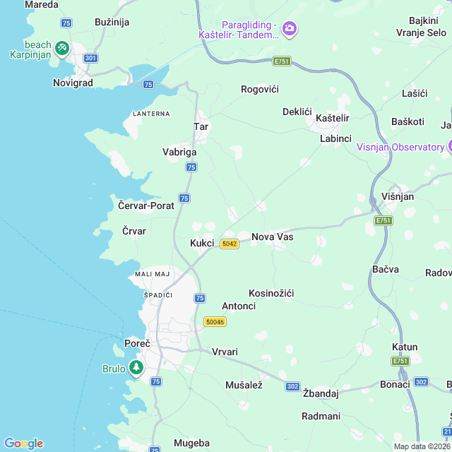 Approximate location
