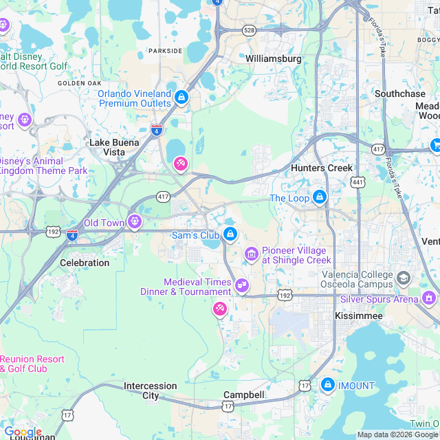 Approximate location