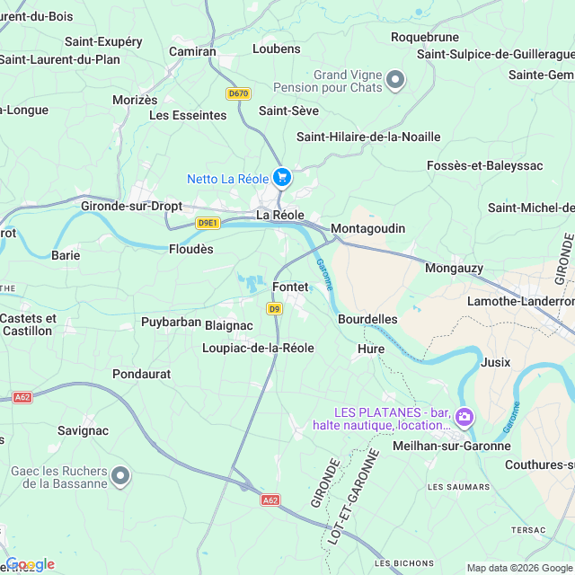 Approximate location