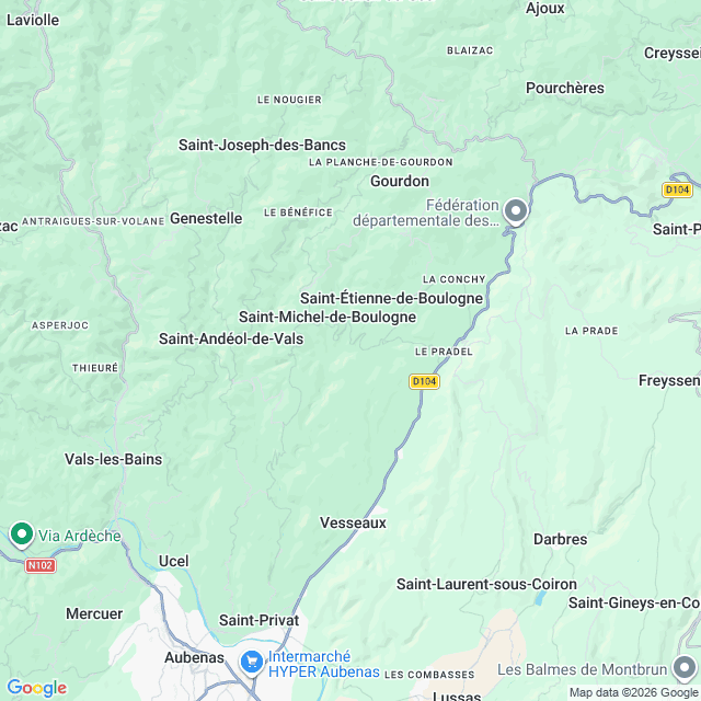 Approximate location