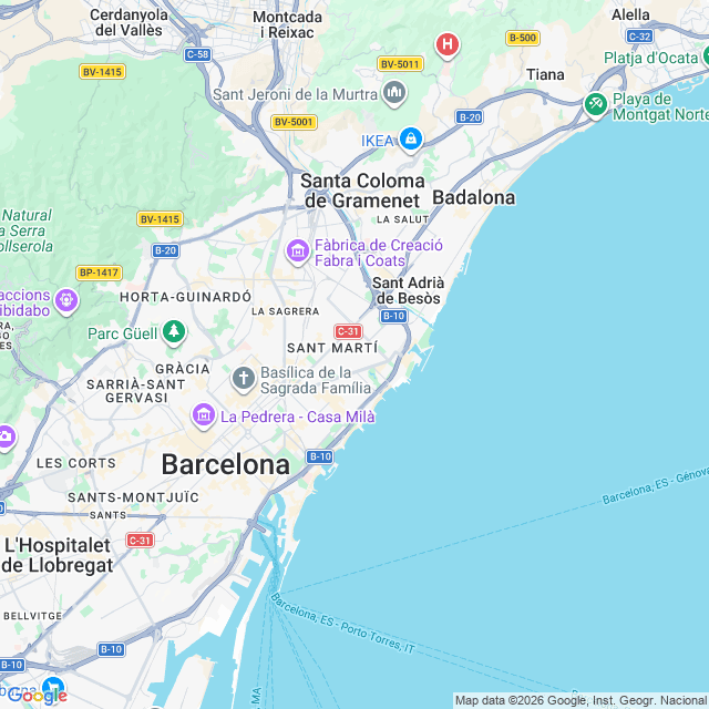 Approximate location