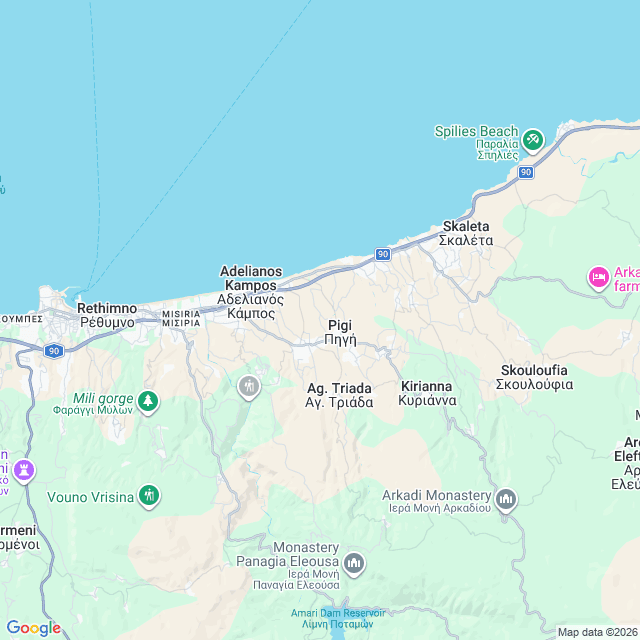 Approximate location