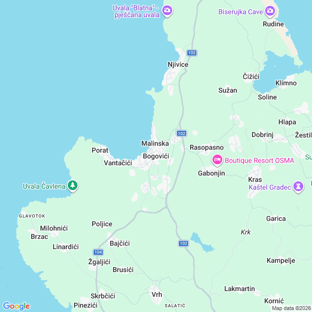 Approximate location