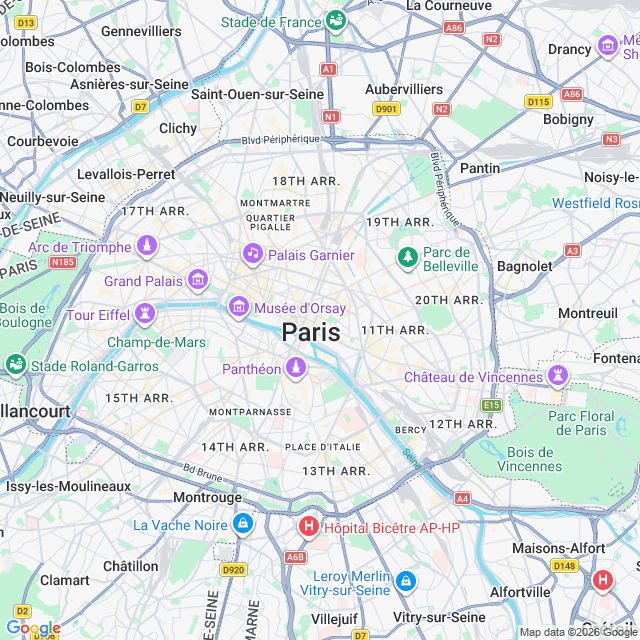 Approximate location
