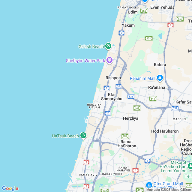 Approximate location