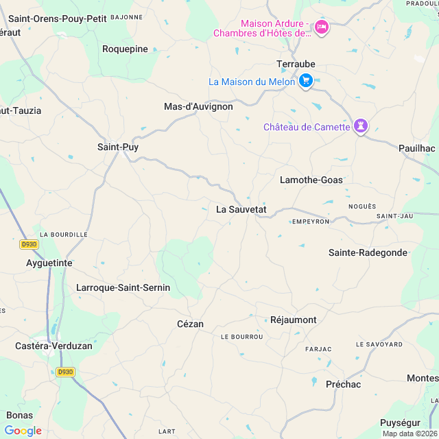 Approximate location