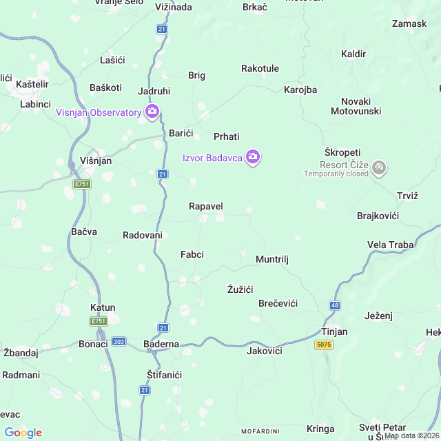 Approximate location