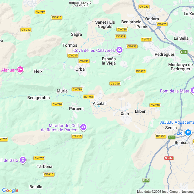 Approximate location