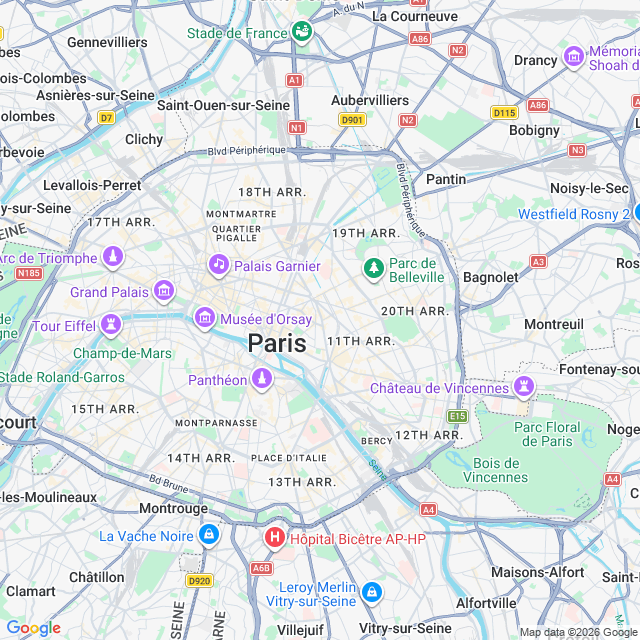 Approximate location
