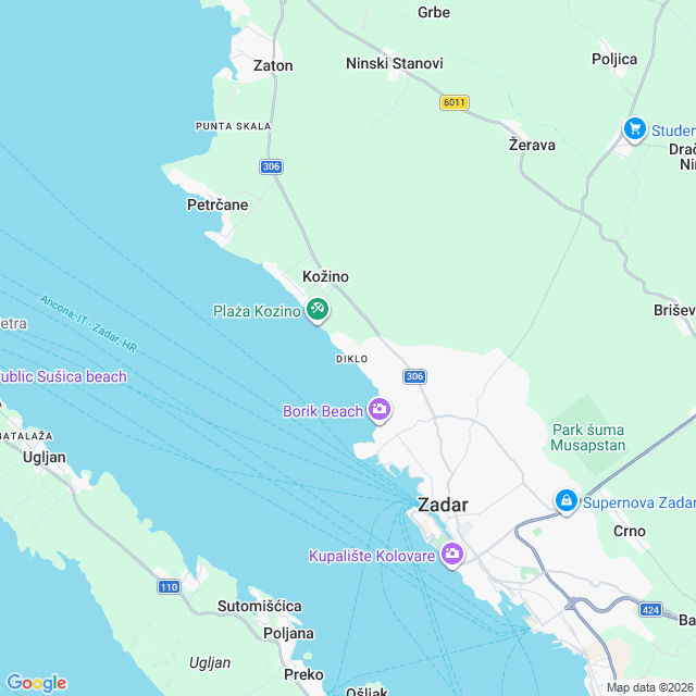 Approximate location