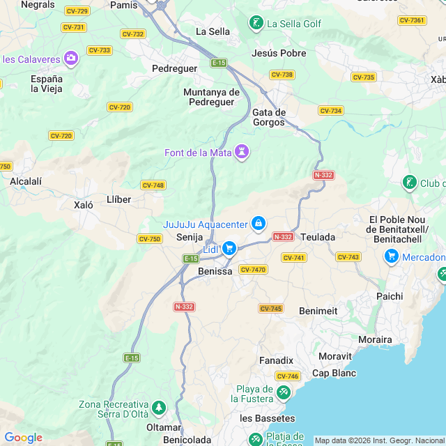 Approximate location