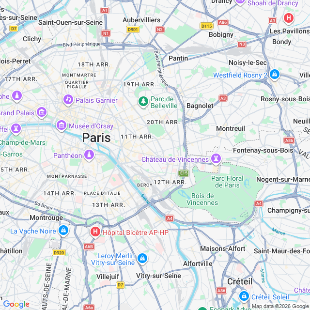Approximate location