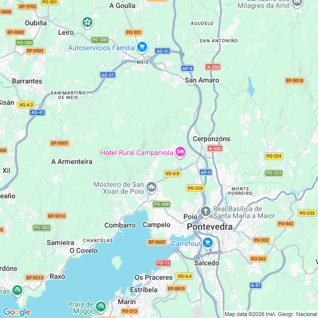 Approximate location