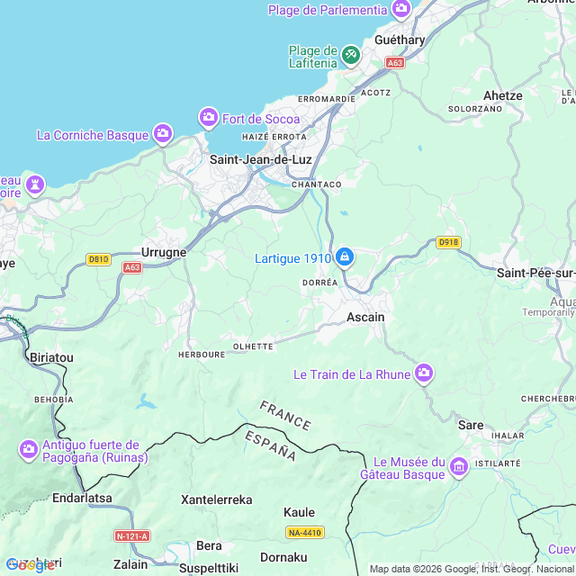 Approximate location