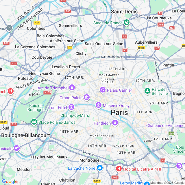 Approximate location