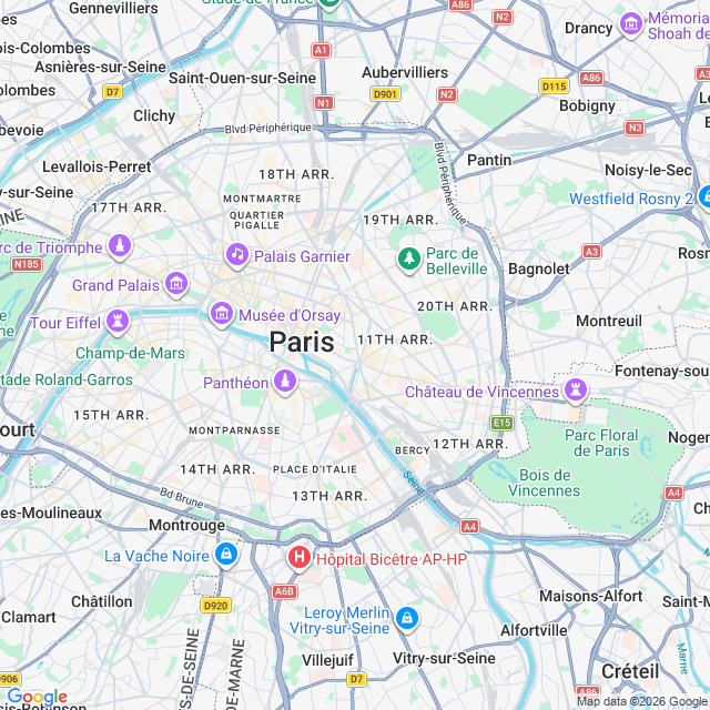 Approximate location