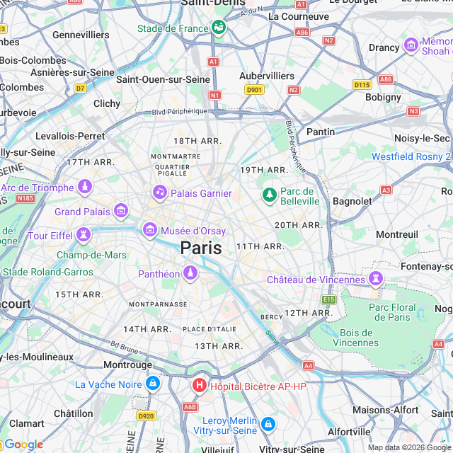 Approximate location