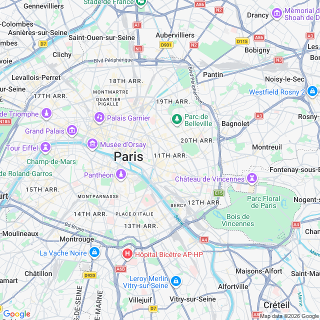 Approximate location