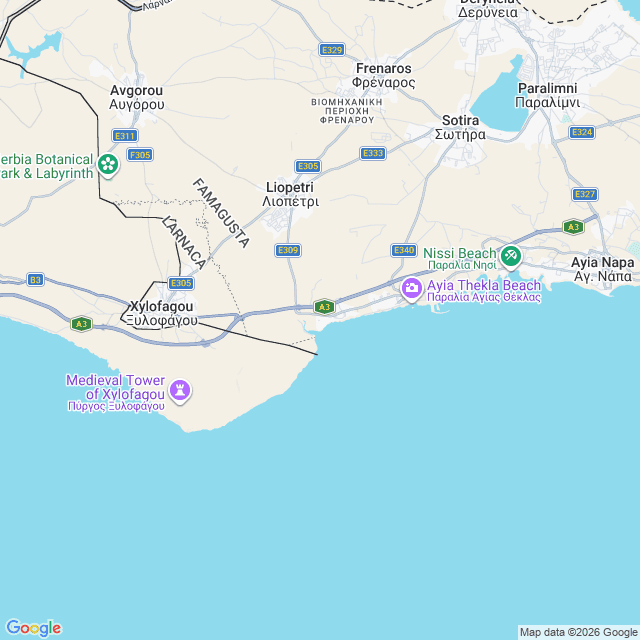 Approximate location