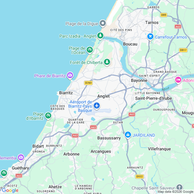 Approximate location