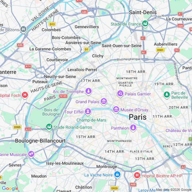Approximate location