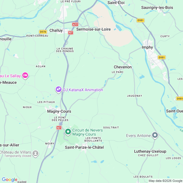 Approximate location