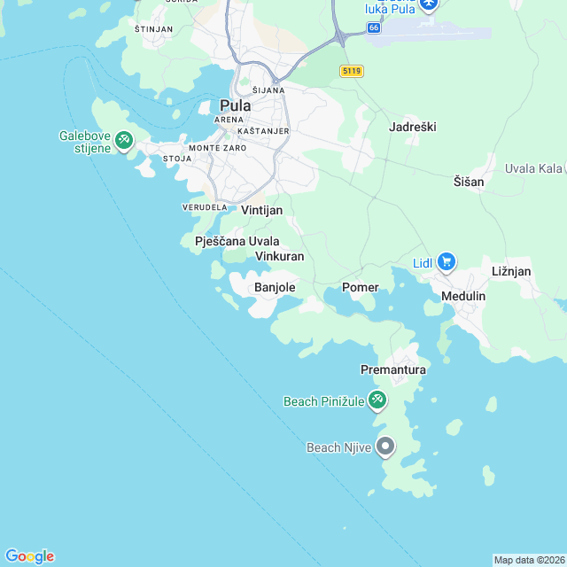 Approximate location