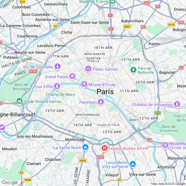 Approximate location