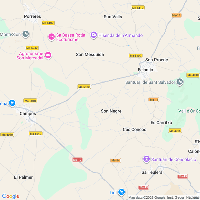 Approximate location