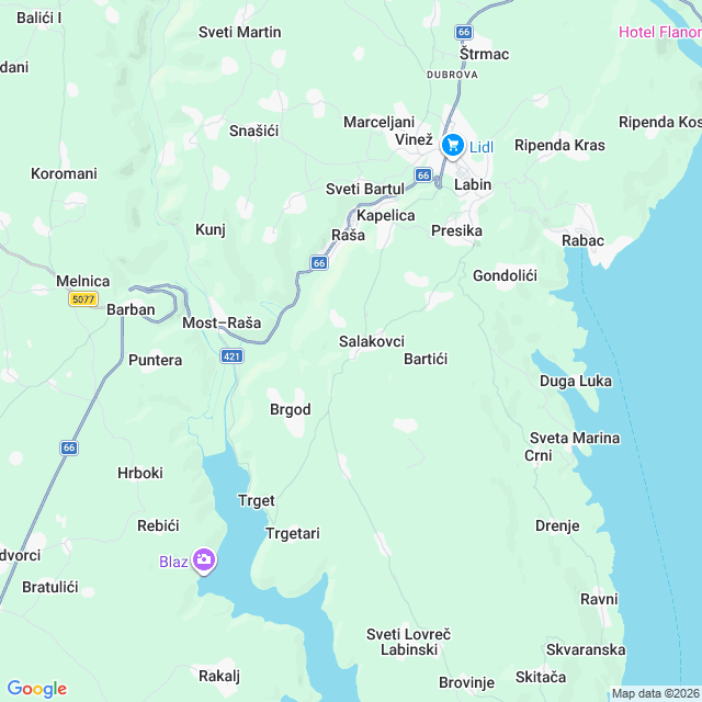 Approximate location