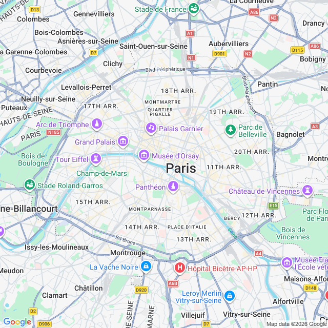 Approximate location